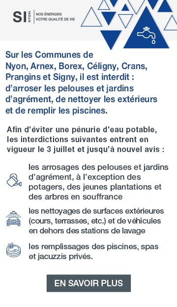 Restriction arrosage — Popup mobile